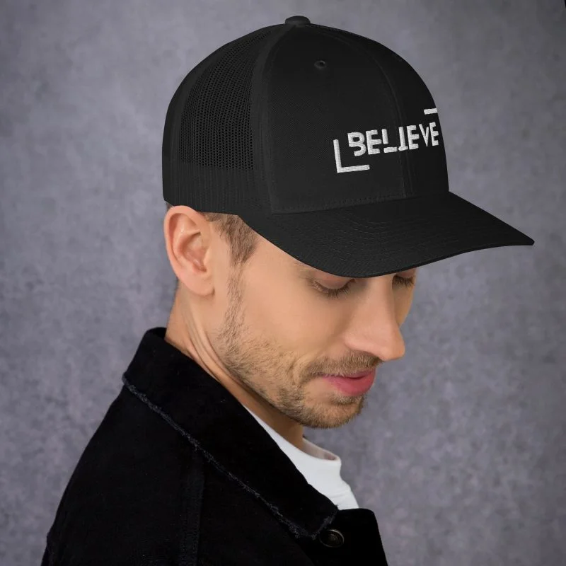 Believe Trucker Cap - Image 3