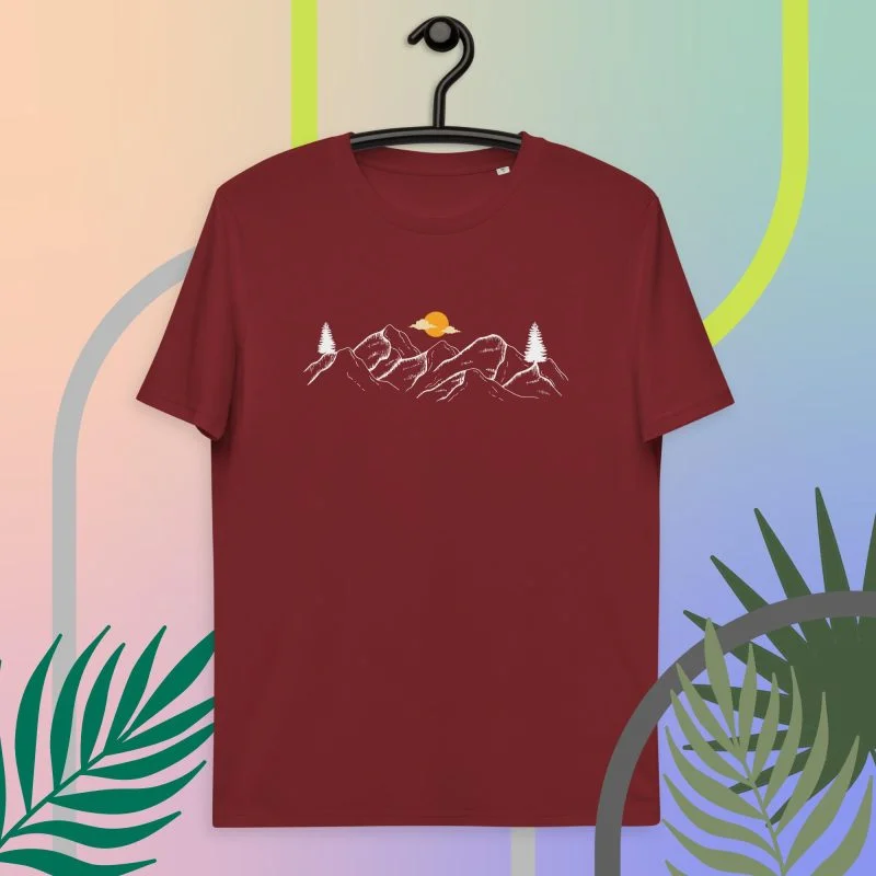 Mountain and Sun organic t-shirt - Image 4