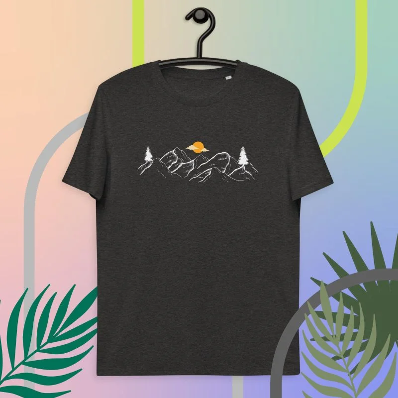 Mountain and Sun organic t-shirt - Image 5