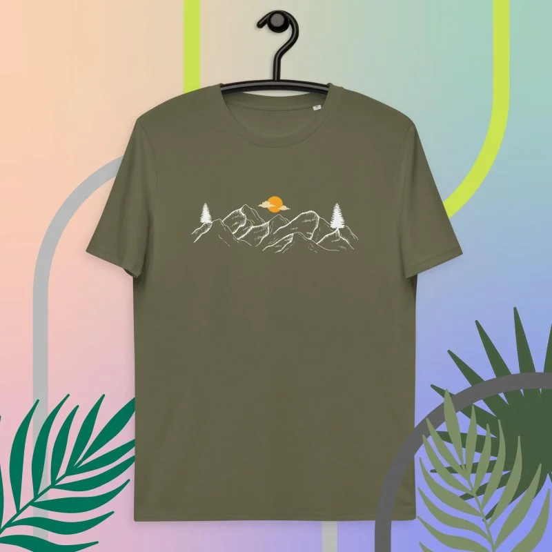 Mountain and Sun organic t-shirt - Image 6