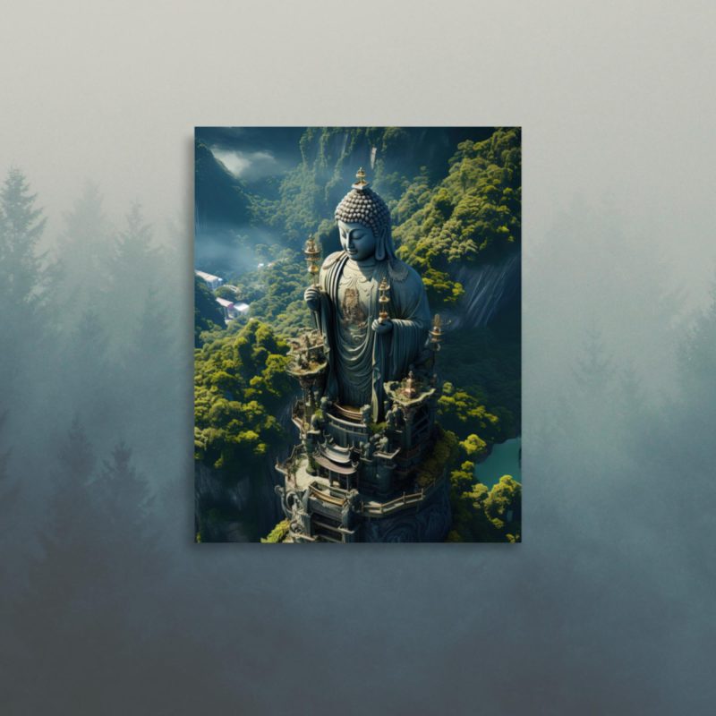 Buda Temple Mountain Poster - Image 6