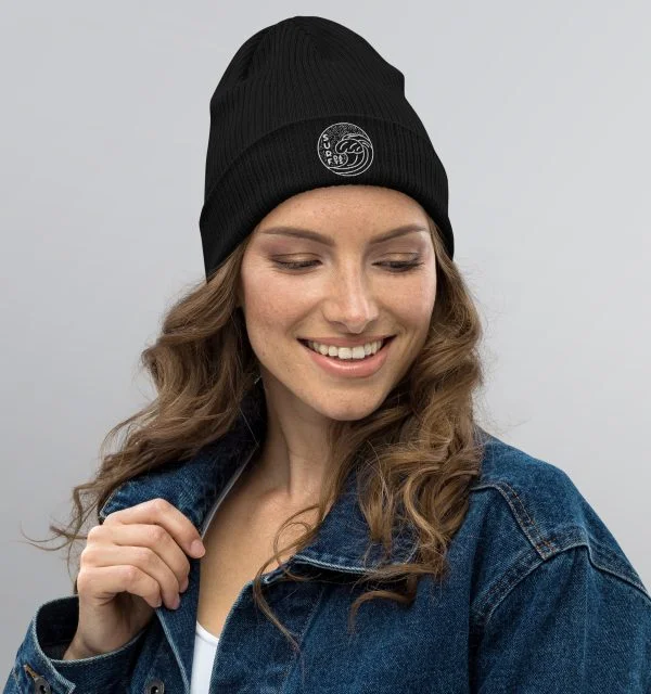 Surf days organic beanie
