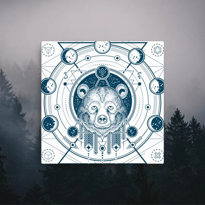 Sacred Bear Thin Canvas - Image 3
