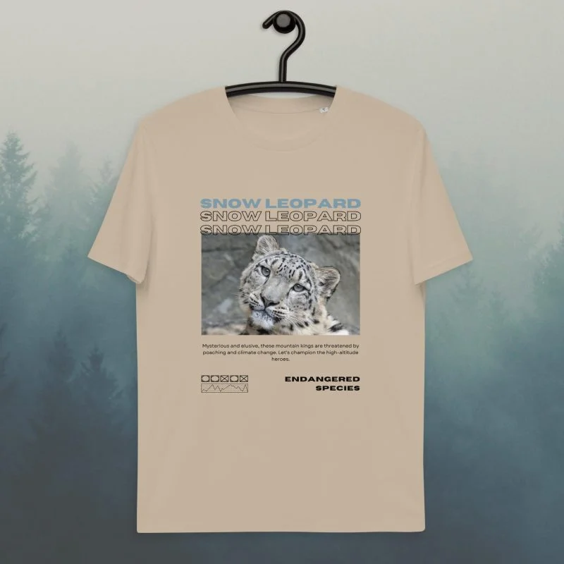 Snow Leopard ES2 Organic T-shirt