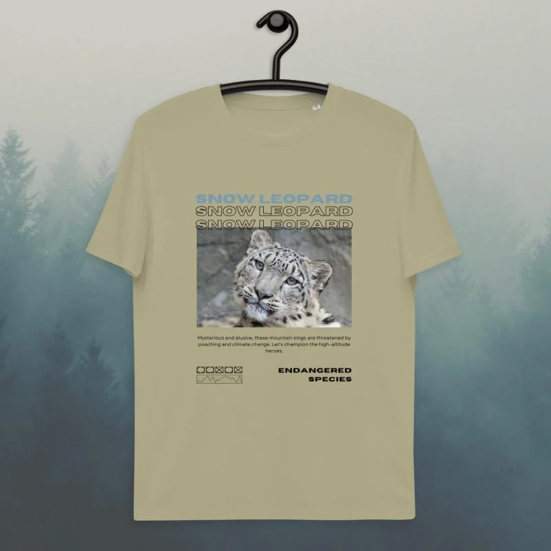Snow Leopard ES2 Organic T-shirt - Image 3