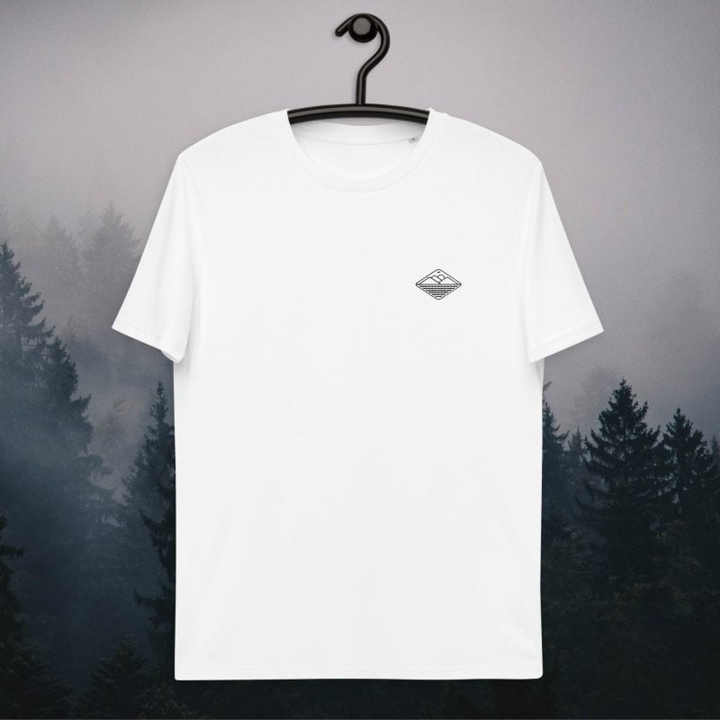 Unisex organic cotton t shirt white front 64ecd5949c71b