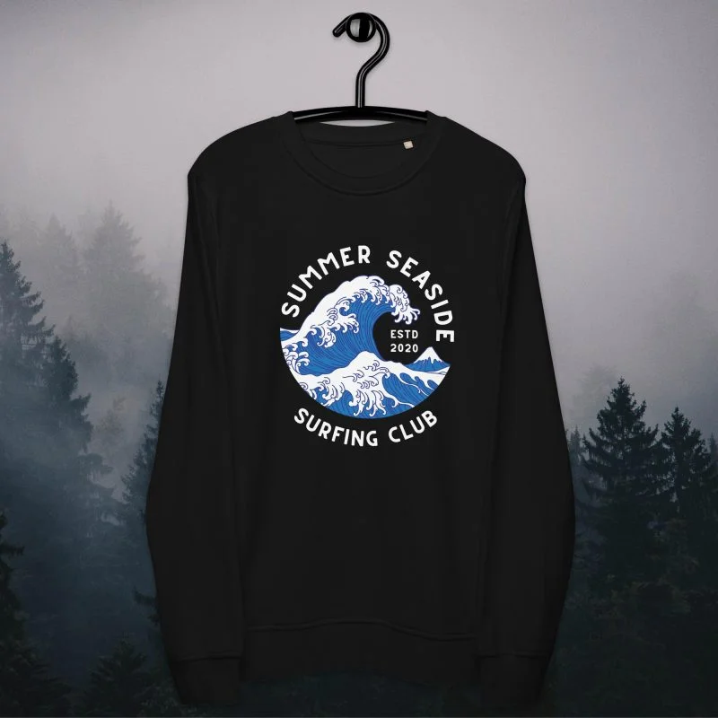 Summer Seaside Organic Sweatshirt - Image 3